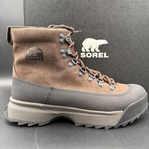 Sorel Scout 87 Pro Boots Mens Size 11.5 Tobacco Black Waterproof Suede Hiking